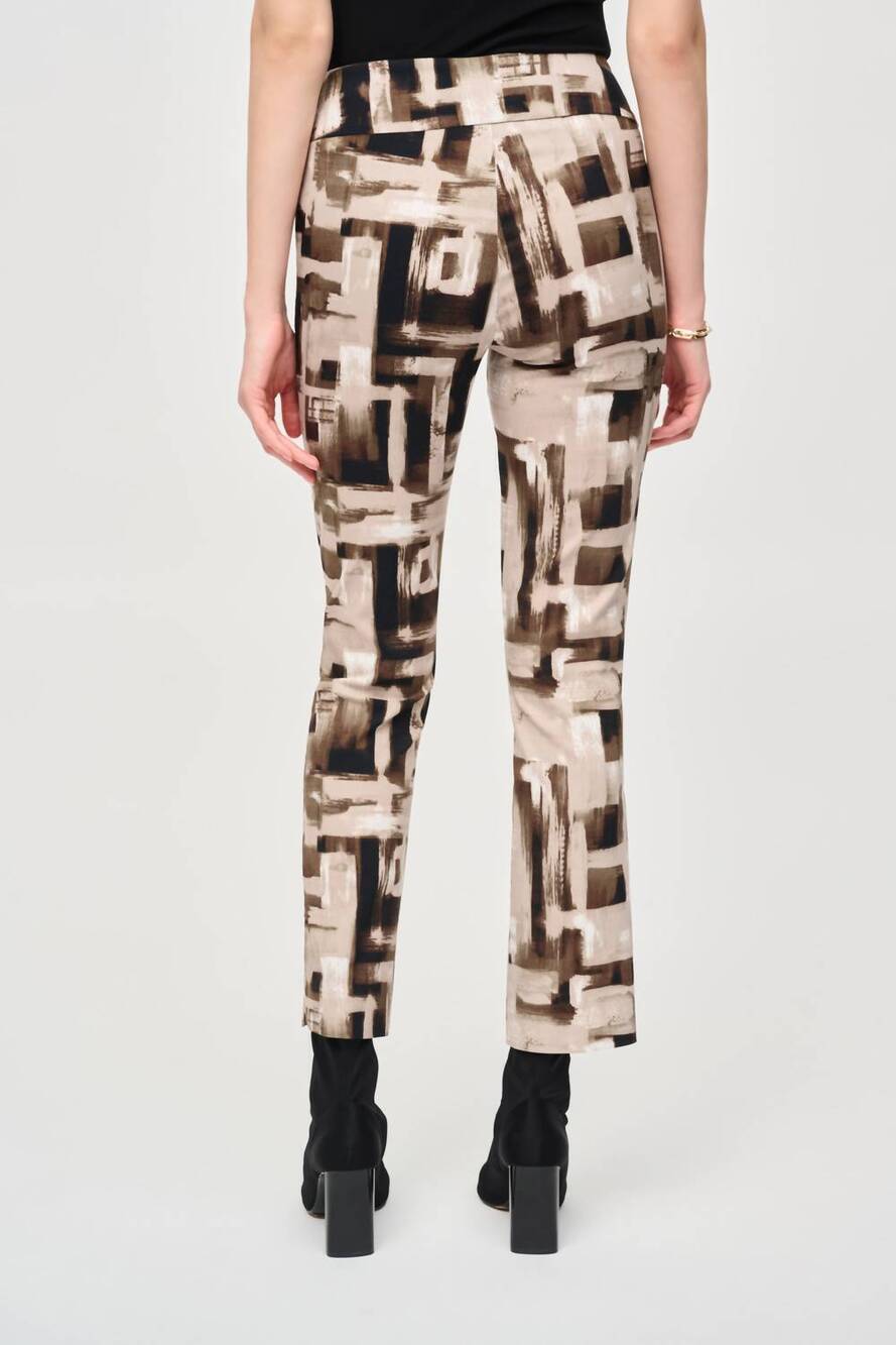NEW JOSEPH RIBKOFF slim fit full length trousers in vanilla View 3